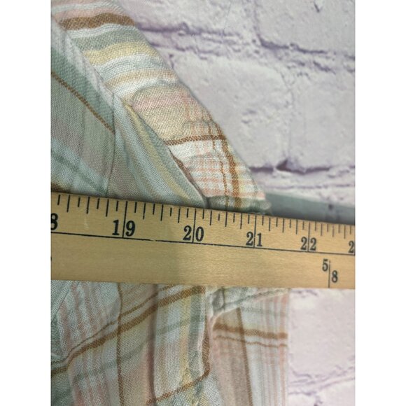 Free People Nordic Day Plaid Tie-Hem Shirt - Picture 6 of 10